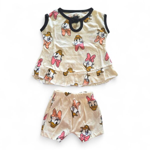 Printed A-Line Frock with Shorts Set