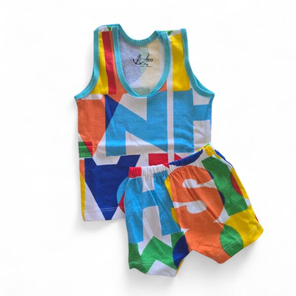 Printed Vest Co-ord Set